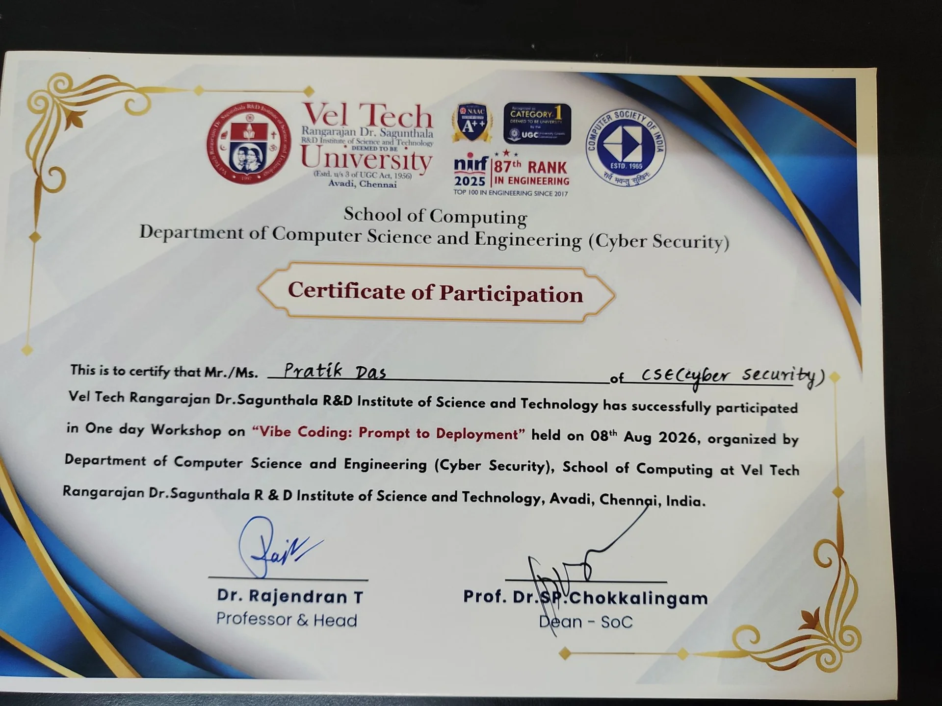 Vibe Coding Certificate