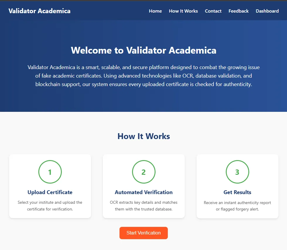 Validator Academica